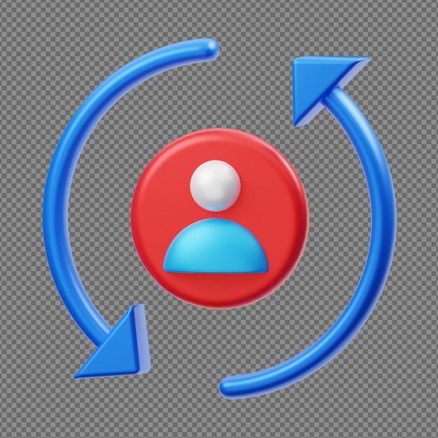 PSD 3d isolated rendered objects