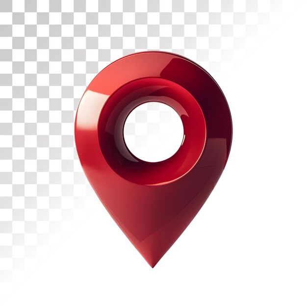 PSD 3d location icon design