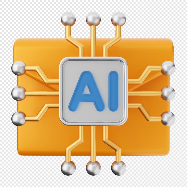 PSD 3d mail email message artificial intelligence