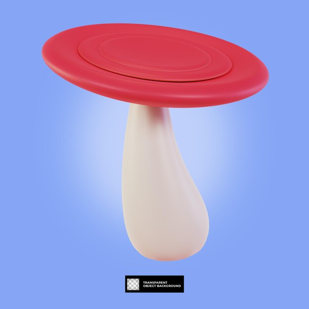 PSD 3d mushroom icon