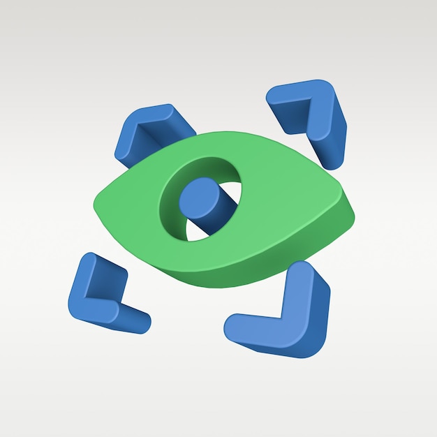 PSD 3d render finance icon