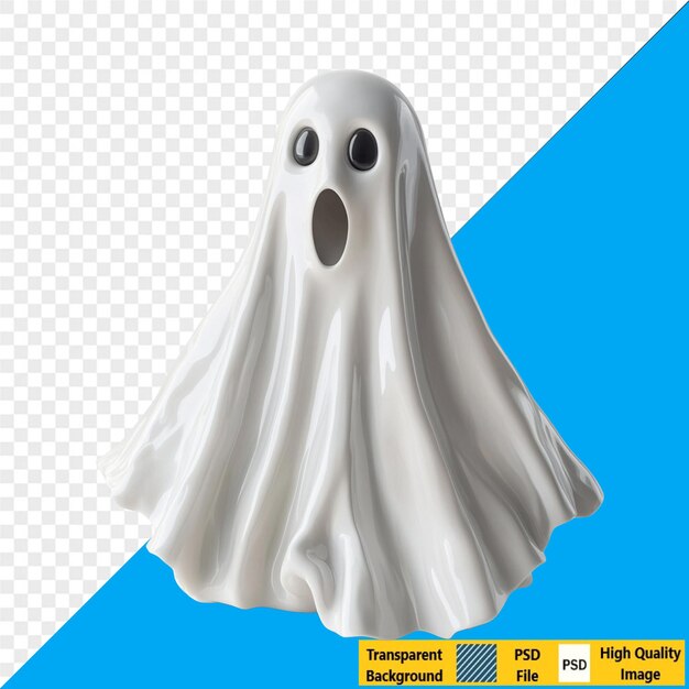 PSD 3d render of a spooky ghost