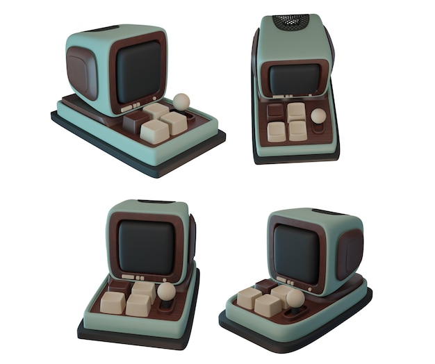 PSD 3d rendering object shape model