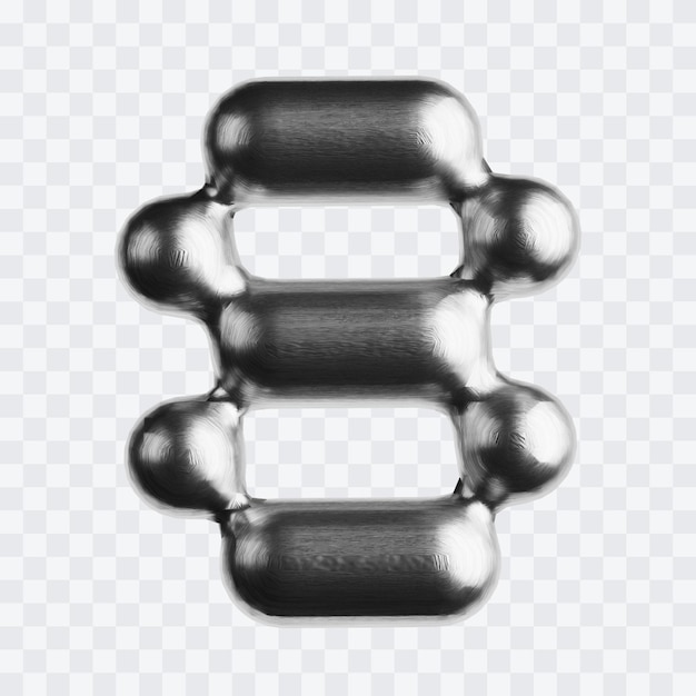 PSD 8 3d illustration