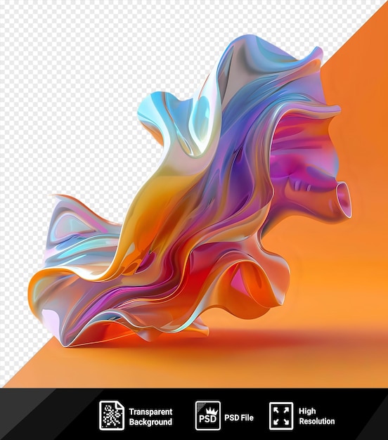 PSD abstract colorful 3d shape graphics as label template generative ai 3d abstract no people image image image image image image image image image png psd