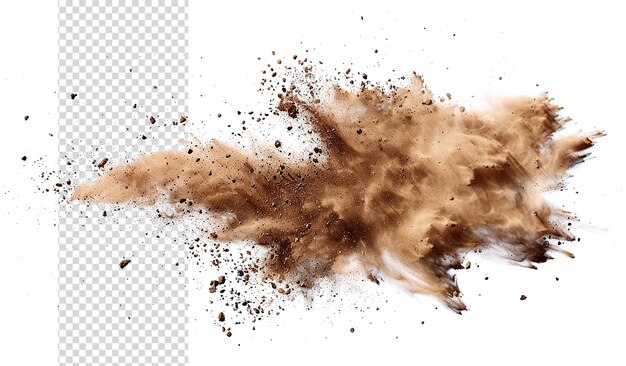 PSD abstract dust dispersion explosion vfx effect isolated