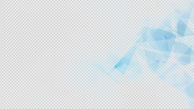 PSD abstract geometric white and blue