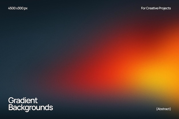 PSD abstract gradient background for creative projects
