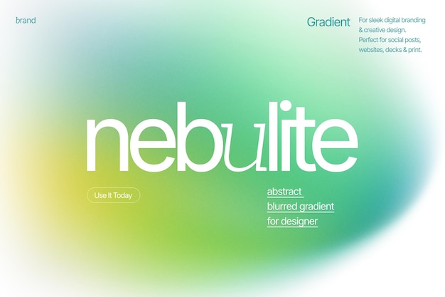 PSD abstract gradient for sleek digital branding