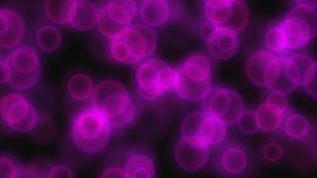 PSD abstract luminous magenta circles bokeh effect
