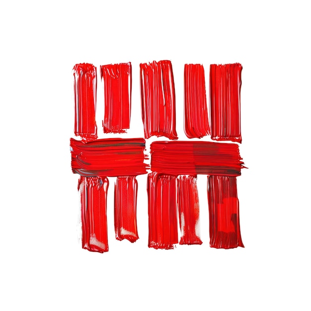 PSD abstract red paint strokes on black background