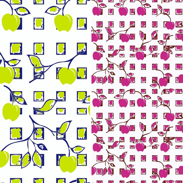 PSD apple trees in the window