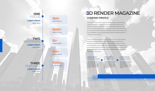PSD architecture magazine hd background design
