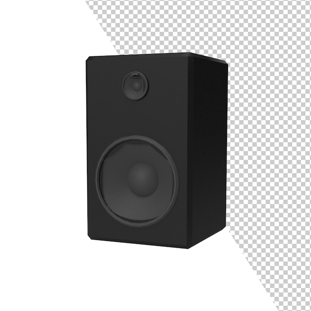 PSD audio speaker mockup isolated