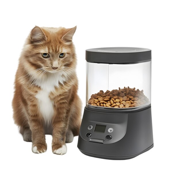 PSD automatic cat food dispenser