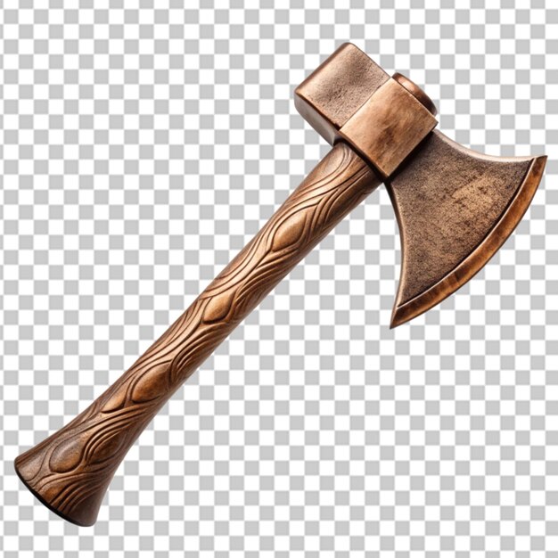 PSD axe isolated on transparent background