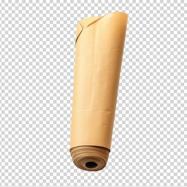 PSD baking paper roll on white background