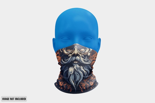 PSD bandana mockup 1