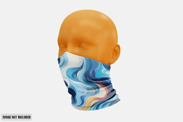 PSD bandana mockup 5