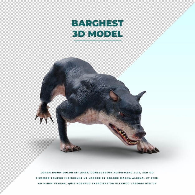 PSD barghest isolated