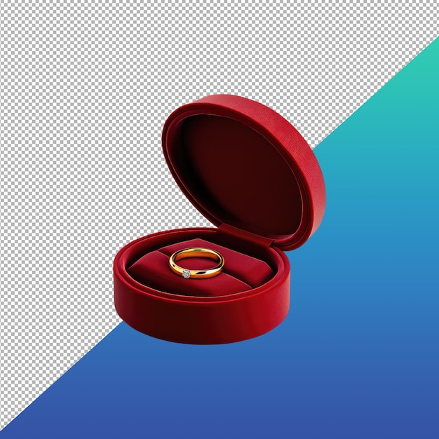 PSD beautiful and classy ring case for engagement