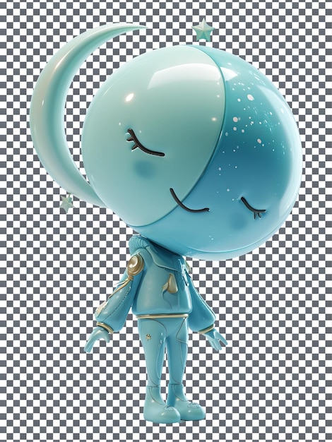 PSD beautiful eclipse isolated on transparent background