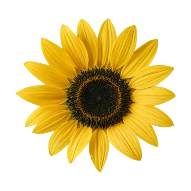 PSD beautiful sunflower