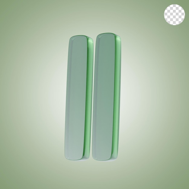 PSD bell 3d icon and illustration