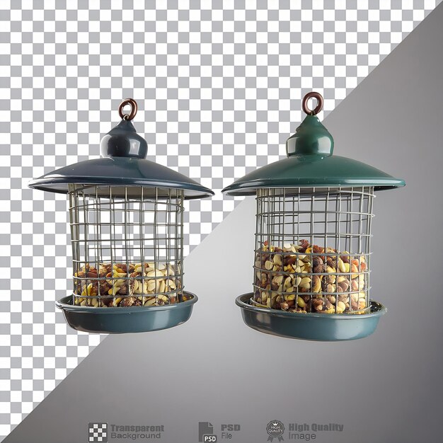 PSD bird feeders isolated