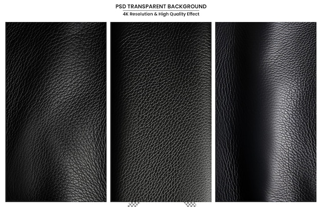 PSD black leather texture background