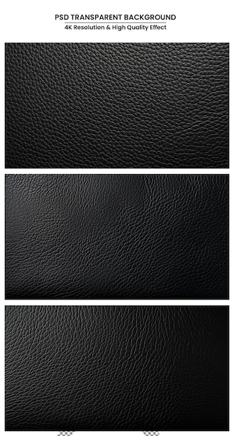 PSD black leather texture background