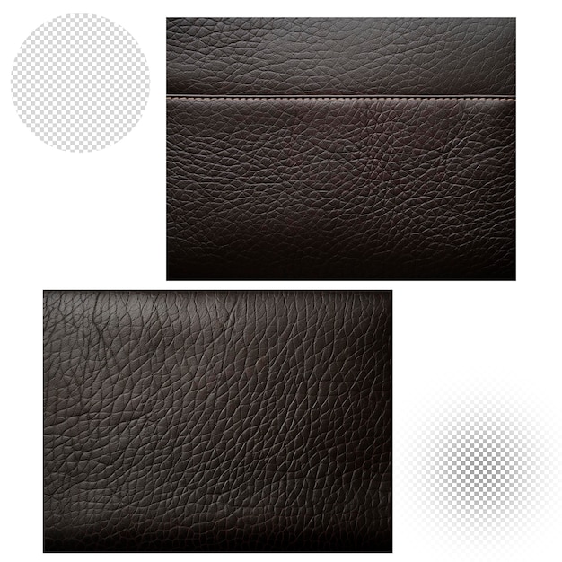 PSD black leather textured piece