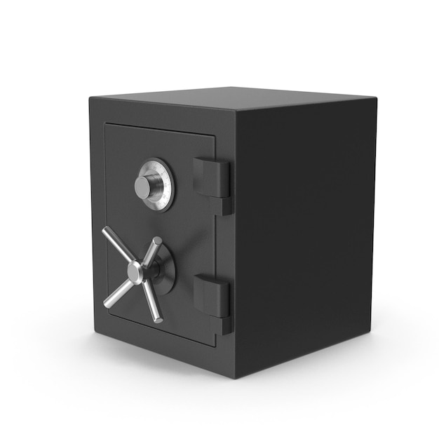 PSD black security safe with combination lock and handle