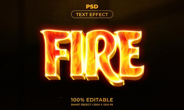 PSD a black sign that says fire and fire