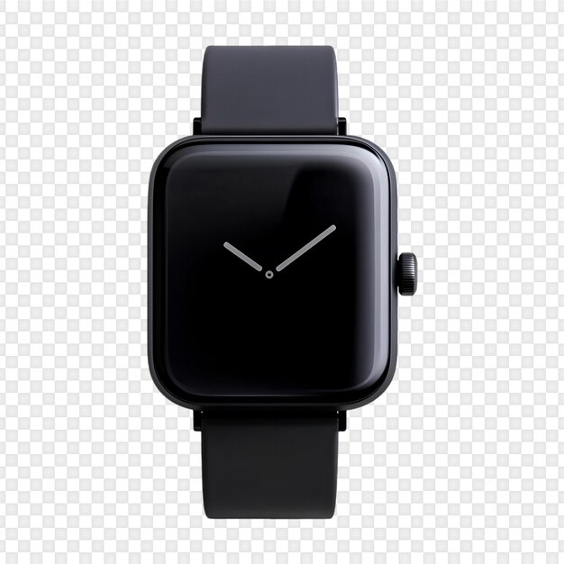 PSD black smartwatch with square display
