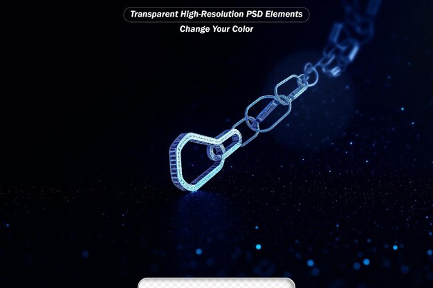 PSD block chain concept digital block chain technology