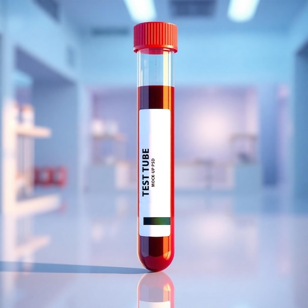 PSD blood sample in test tube