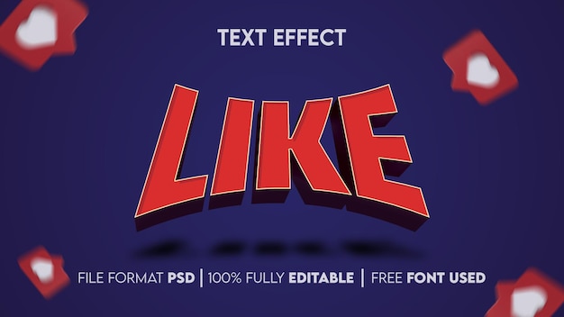 PSD a blue background with the text effect like on it