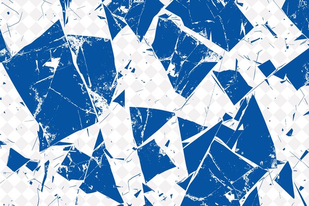 PSD a blue and white abstract background with a white geometric pattern