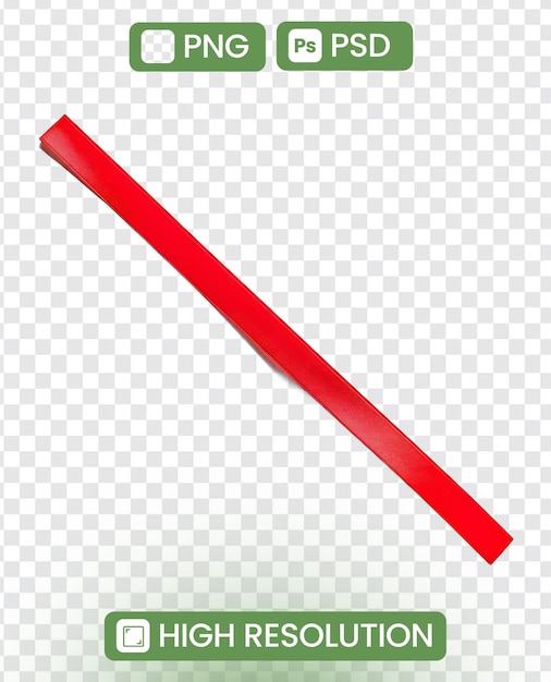 PSD bold red line design sleek and modern concept