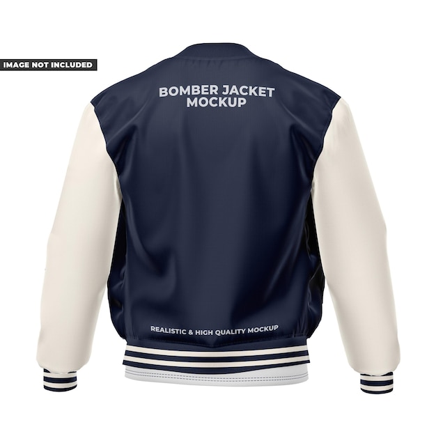 PSD bomber jacket mockup