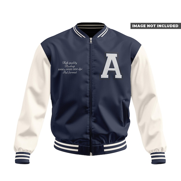 PSD bomber jacket mockup