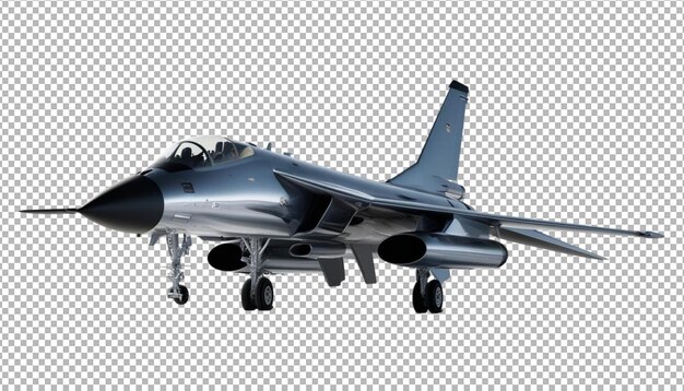 PSD bomber jet soaring through clear skies