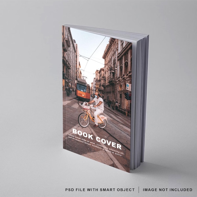 PSD book cover mockup