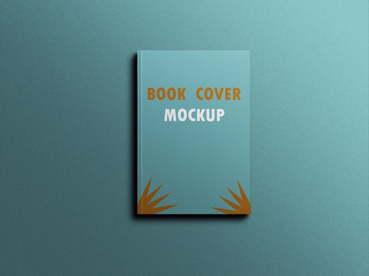 PSD book cover mockup