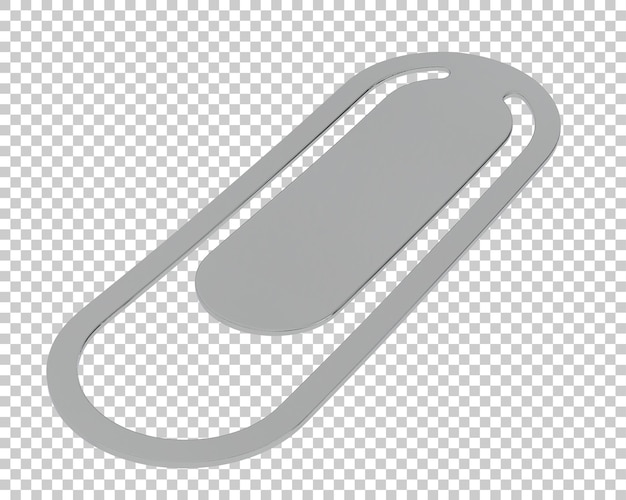 PSD bookmark on transparent background 3d rendering illustration