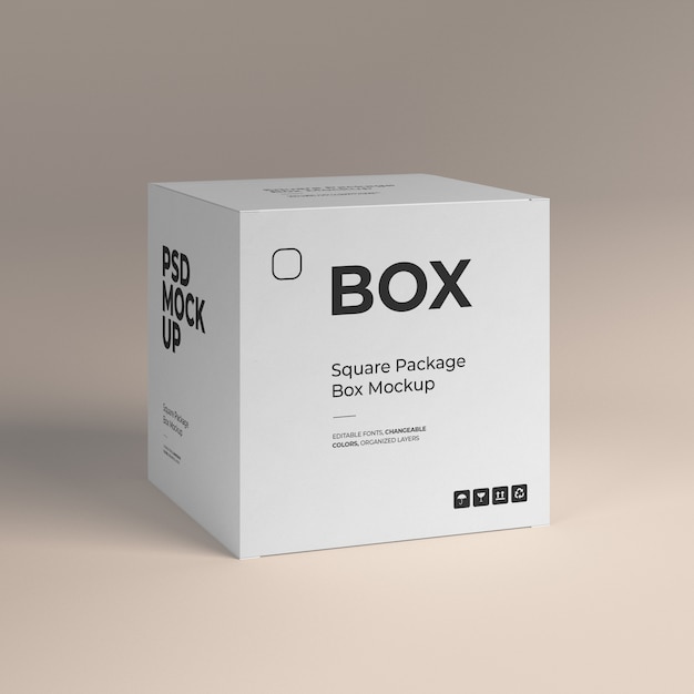 PSD box mockup