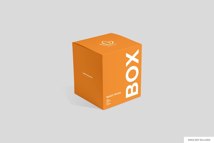 PSD box packaging mockup