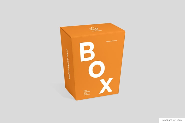 PSD box packaging mockup