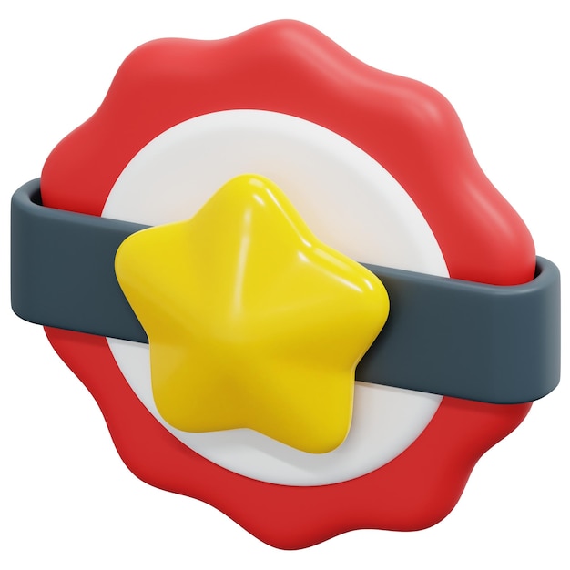 PSD brand 3d render icon illustration